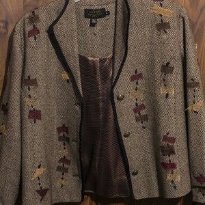 Acrylic/Polyester/Wool Blazer